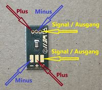 Hallsensor AH3572PB mit Montageplatine (5 Stück)